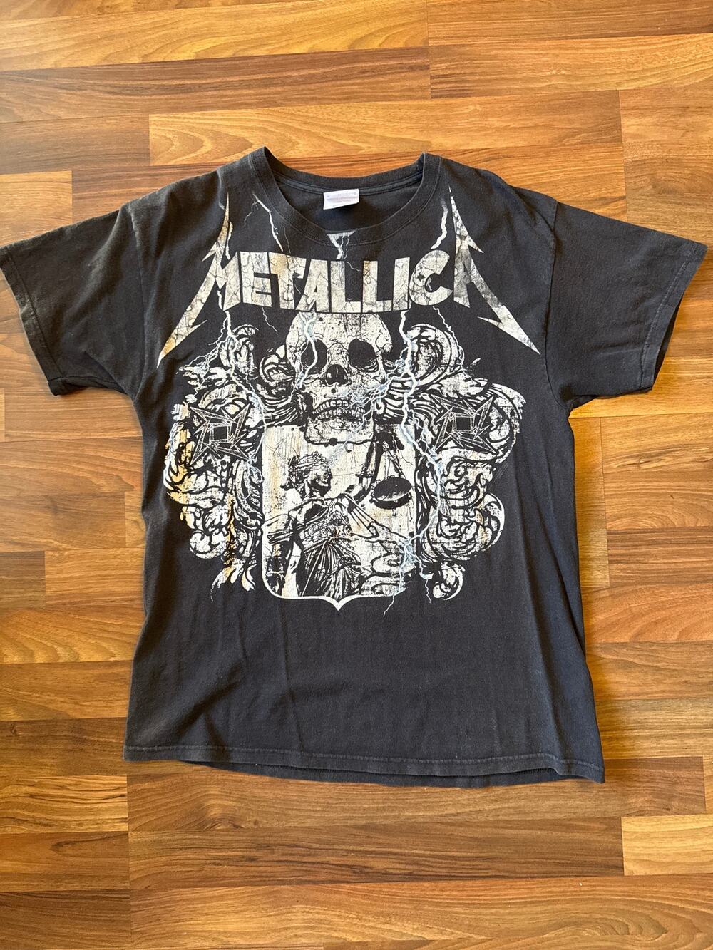 2008 Metallica Wherever I May Roam Pushead All Over Print Tee Size L